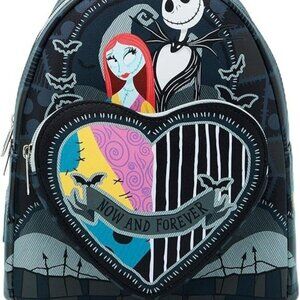 Loungefly The Nightmare Before Christmas Jack & Sally Split Heart NWT​